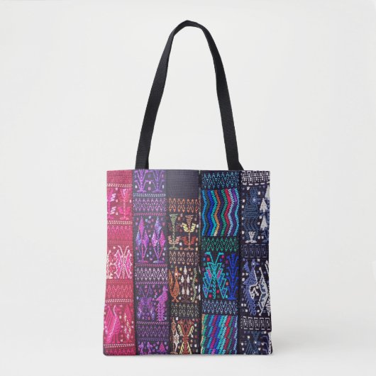guatemaltekische Textildesigns Tasche (Vorderseite)