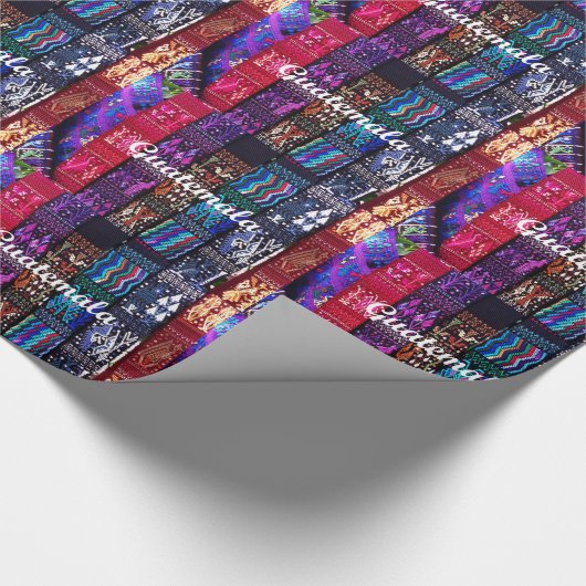 Guatemaltekische Textilentwürfe Geschenkpapier (Ecke)