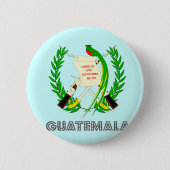 Guatemaltekisches Emblem Button (Vorderseite)