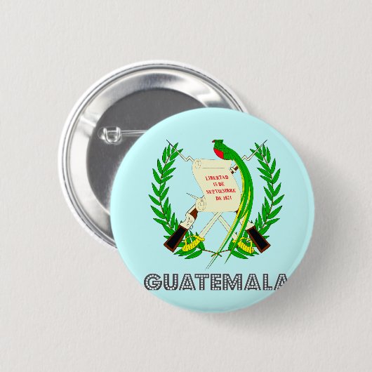 Guatemaltekisches Emblem Button (Vorne & Hinten)