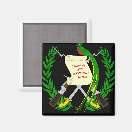 guatemaltekisches Emblem Magnet (Vorderseite/Rückseite)