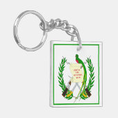 guatemaltekisches Emblem Schlüsselanhänger (Vorderseite links)