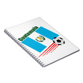 Guatemaltekisches Fußball-Team Notizblock (Rechte Seite)