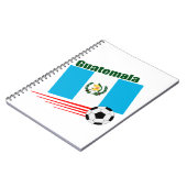 Guatemaltekisches Fußball-Team Notizblock (Linke Seite)