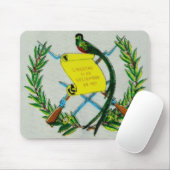 Guatemaltekisches Nationalsymbol mit Quetzal Mousepad (Mit Mouse)