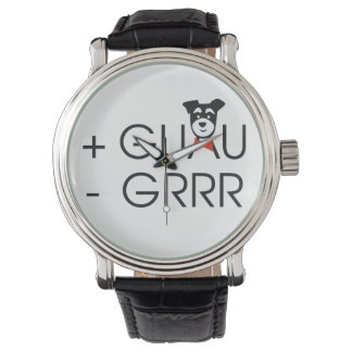 + Guau - Grr Armbanduhr