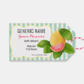 Güava Fruchtkonservenjar-Etikett Geschenkanhänger (Vorderseite (Horizontal))