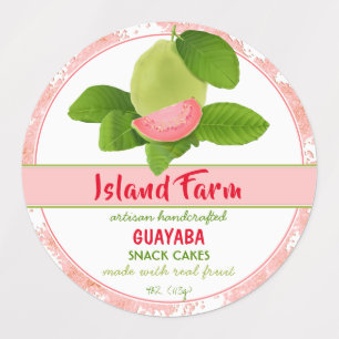 Guava-Fruchtpaket Etiketten