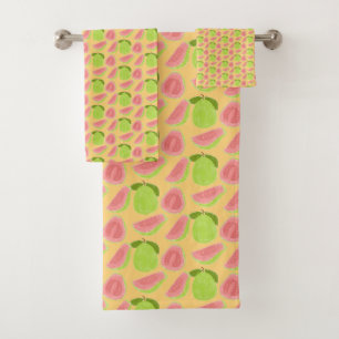 Guava Fruit Badhandtuch Set