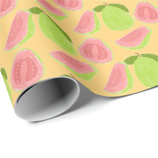 Guava Fruit Geschenkpapier (Rolleneckpunkt)