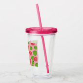 Guava Fruit Pattern Acryltrinkbecher (Links)