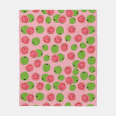 Guava Fruit Pattern Fleecedecke (Vorderseite)