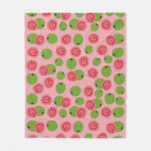Guava Fruit Pattern Fleecedecke