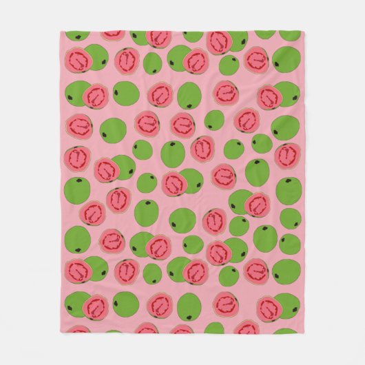 Guava Fruit Pattern Fleecedecke (Vorderseite)