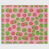 Guava Fruit Pattern Geschenkpapier (Flach)