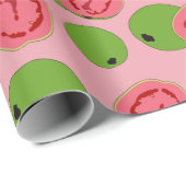 Guava Fruit Pattern Geschenkpapier (Rolleneckpunkt)