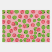 Guava Fruit Pattern Geschenkpapier Set (Vorderseite 2)