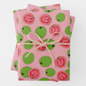 Guava Fruit Pattern Geschenkpapier Set (Beispiel)