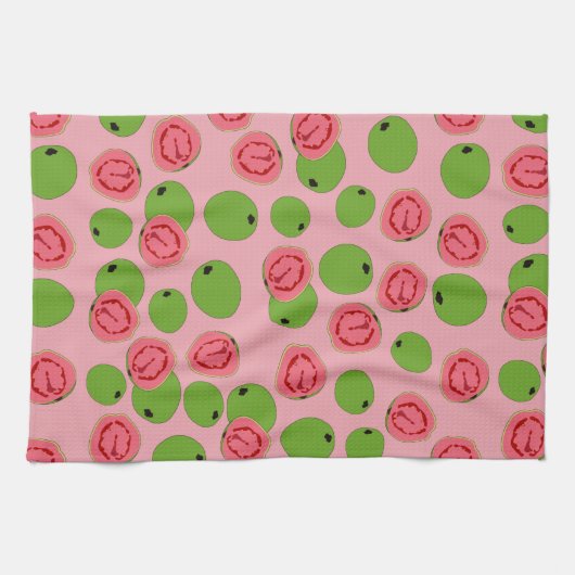 Guava Fruit Pattern Geschirrtuch (Horizontal)