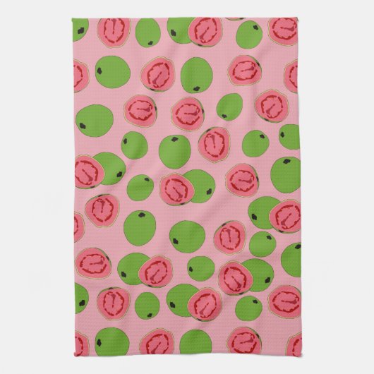 Guava Fruit Pattern Geschirrtuch (Vertikal)