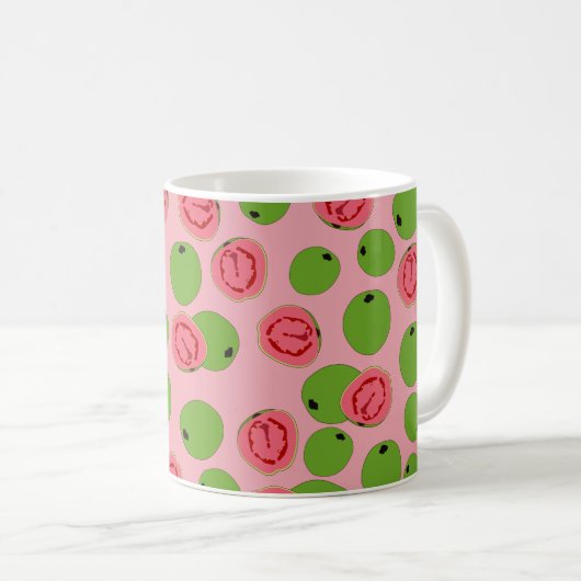 Guava Fruit Pattern Kaffeetasse (VorderseiteRechts)
