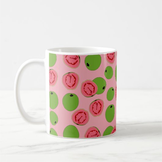 Guava Fruit Pattern Kaffeetasse (Links)