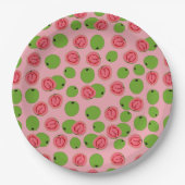 Guava Fruit Pattern Pappteller (Vorderseite)