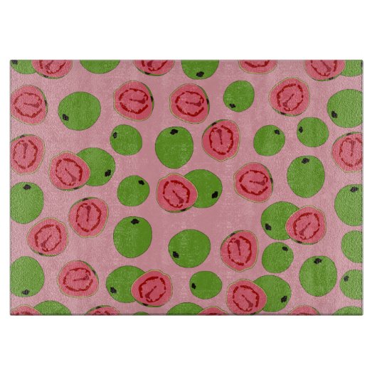 Guava Fruit Pattern Schneidebrett (Vorderseite)