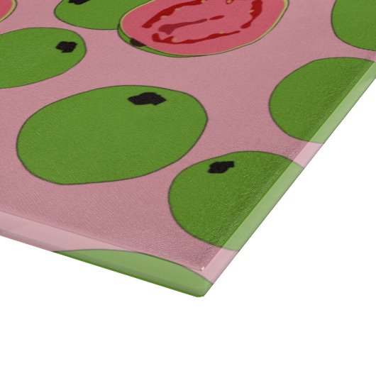 Guava Fruit Pattern Schneidebrett (Ecke)