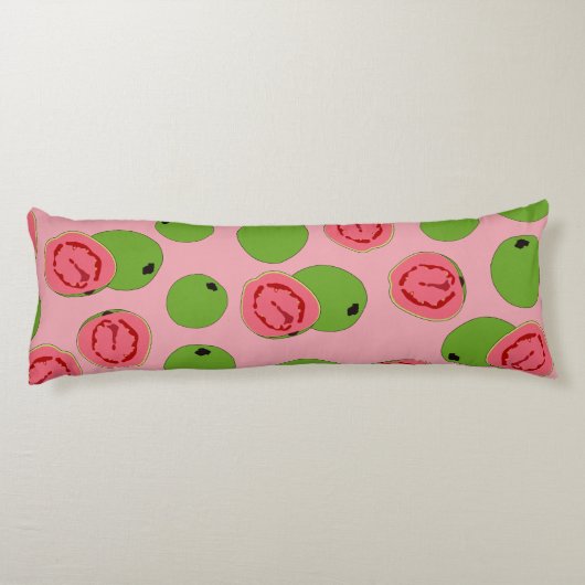 Guava Fruit Pattern Seitenschläferkissen (Rückseite)