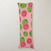 Guava Fruit Pattern Seitenschläferkissen (Vorderseite Vertikal)