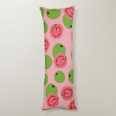 Guava Fruit Pattern Seitenschläferkissen (Rückseite (Vertikal))