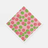 Guava Fruit Pattern Serviette (Ecke)