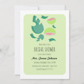 Guava Fruit Pink Green Brautparty Einladung (Vorderseite)