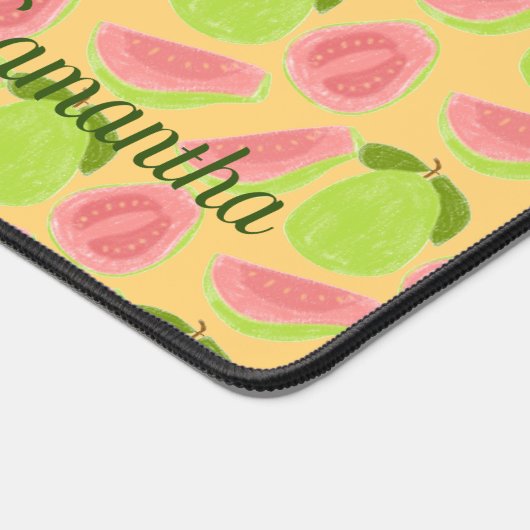 Guava Fruit Schreibtischunterlage (Ecke)