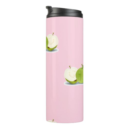 Guava on pink thermosbecher (Nach rechts gedreht)