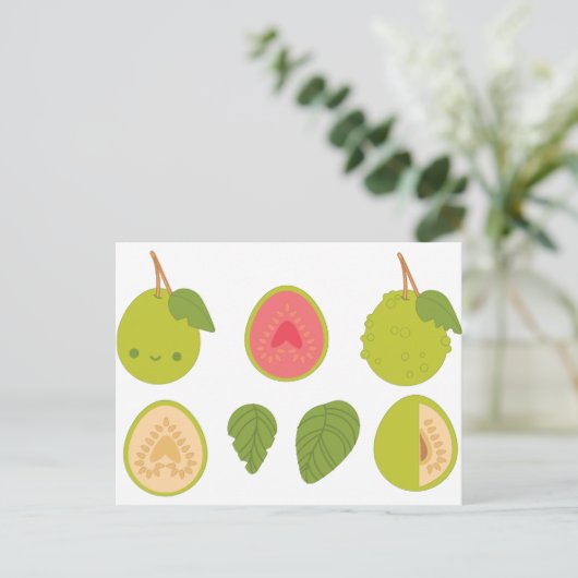 Guava Postkarte (Stehend Vorderseite)