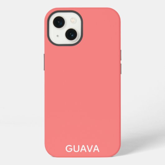 Guava rosa Farbname Case-Mate iPhone Fall Hülle (Rückseite)