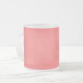 Guava rosa Farbname Mattglastasse (Vorderseite Links)