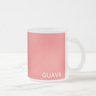 Guava rosa Farbname Mattglastasse