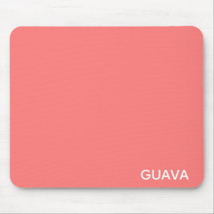 Guava rosa Farbname Mousepad