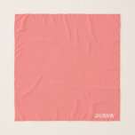 Guava rosa Farbname Schal<br><div class="desc">Das warme Rosa der Guavafrucht.</div>