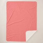 Guava rosa Farbname Sherpadecke (Vorderseite)