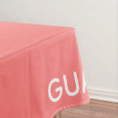 Guava rosa Farbname Tischdecke (Beispiel)