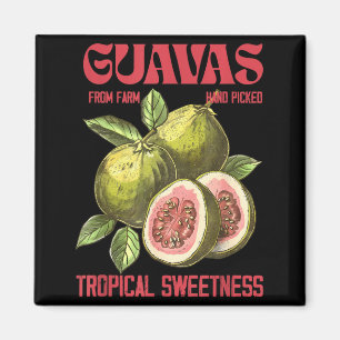 Guavas Retro-Werbegrafik Vintage Guavas Magnet