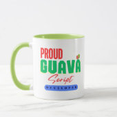 GuavaScript-Entwickler werden auf  Tasse (Links)