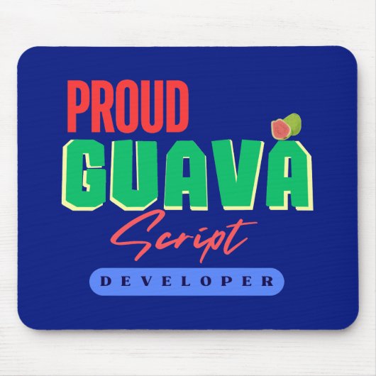 GuavaScript-Entwickler werden Mousepad (Vorne)