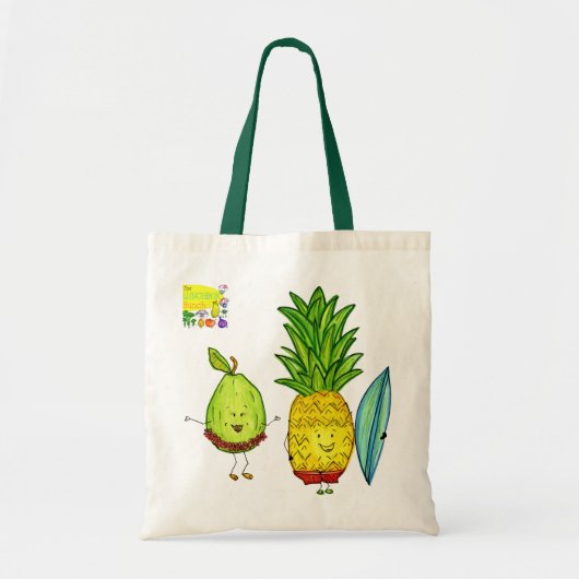 Guave-Ananas-Surfer-Tasche Tragetasche (Vorne)