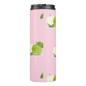 Guave auf Rosa Thermosbecher (Rückseite)