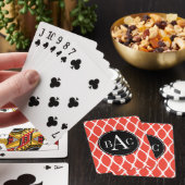 Guave-mit Monogramm Barcelona-Druck Spielkarten (In Situ)